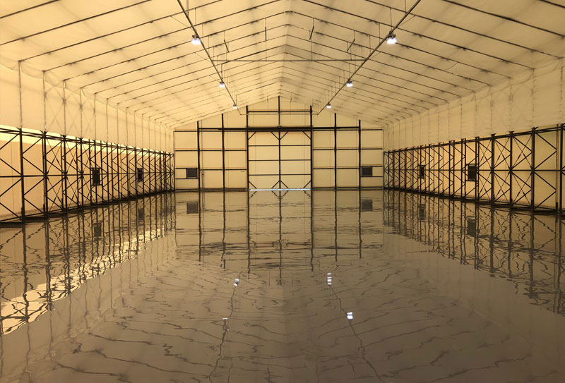 テント倉庫新築工事